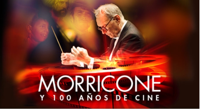 Cartel de Morricone y 100 Años de Cine - Oviedo - Clásica en Auditorio Príncipe Felipe Oviedo