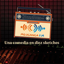 Cartel de Mojiganga FM - Comedia en La Butaca Amarilla