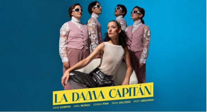 Cartel de La Dama Capitán - Comedia en Teatro Triana
