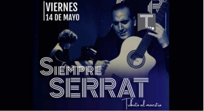 Cartel de Siempre Serrat-Tributo al Maestro - Pop en Teatro Triana