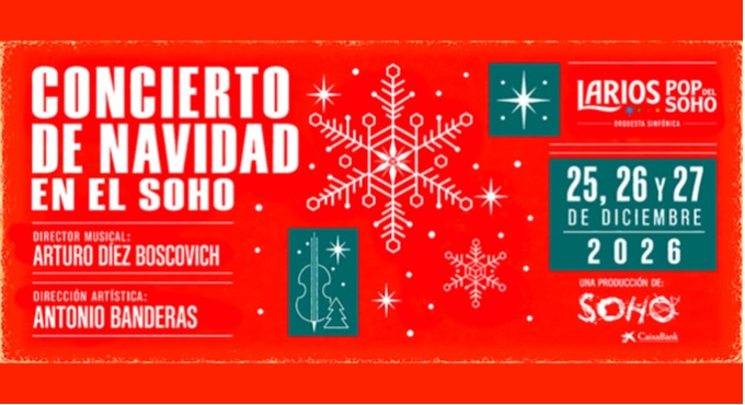Cartel de Concierto de Navidad en el Soho - Pop en Soho CaixaBank