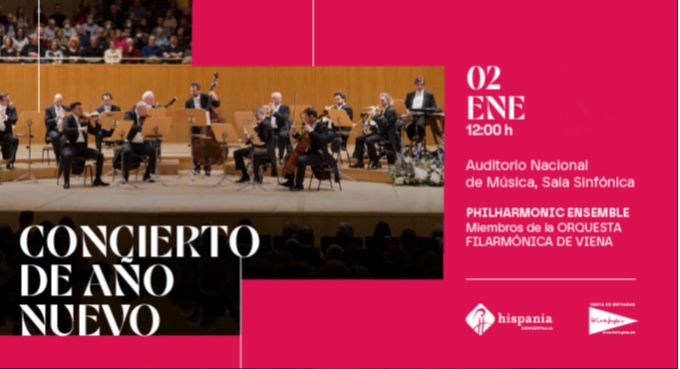 Cartel de Concierto de Año Nuevo de Viena - Matinée - Clásica en Auditorio Nacional de Madrid
