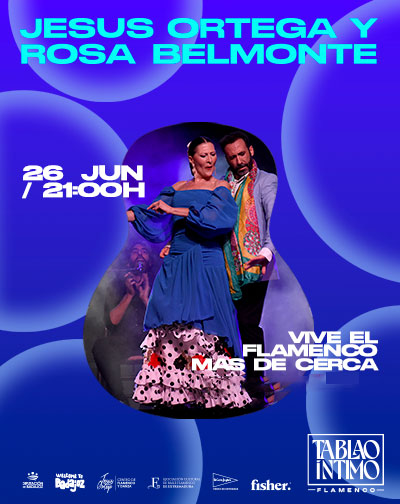 Cartel de Jesús Ortega y Rosa Belmonte - Flamenco en Centro de Flamenco Jesus Ortega