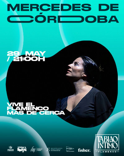 Cartel de Tablao Flamenco Íntimo - Mercedes de Córdoba - Danza en Centro de Flamenco Jesus Ortega
