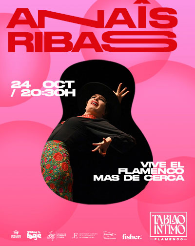 Cartel de Tablao Flamenco Íntimo - Anaïs Ribas - Danza en Centro de Flamenco Jesus Ortega