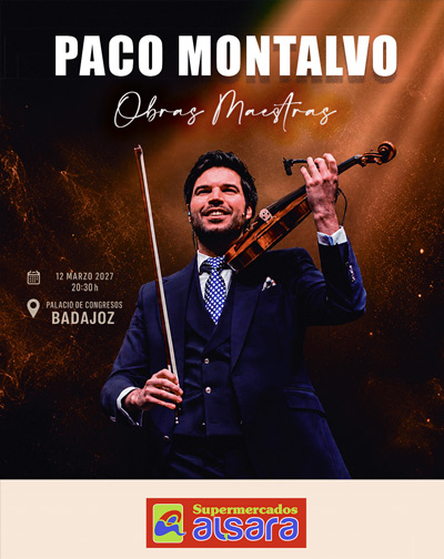 Cartel de Paco Montalvo - Obras Maestras - Pop en Palacio de Congresos Manuel Rojas