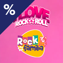 Cartel de Rock en Familia - I Love Rock and Roll - Madrid - Pop en Teatro Rialto