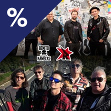 Cartel de Benito Kamelas + Reincidentes - Pop en Sala Andén 56.