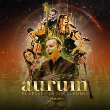 Cartel de Aurum - El legado de los cuentos - Exposiciones en Teatro Lope de Vega
