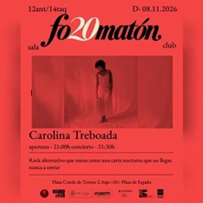 Cartel de Carolina Treboada - Pop en Fotomatón Bar