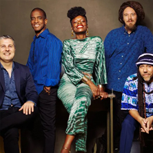 Cartel de Astrid Jones & the Blue Flaps - Jazz en Café Central Ateneo