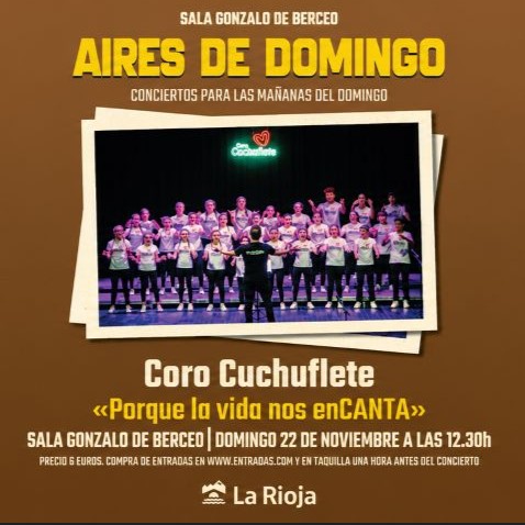 Cartel de "Porque la vida nos enCANTA" - Clásica en Sala Gonzalo de Berceo