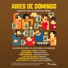 Cartel de Abono "Aires de domingo" - Clásica en Sala Gonzalo de Berceo