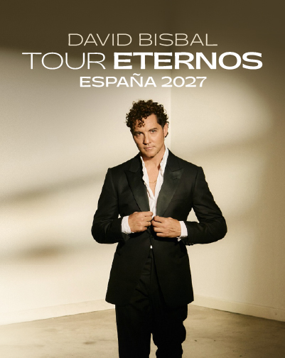 Cartel de David Bisbal - Tour Eternos - Madrid - Pop en Movistar Arena