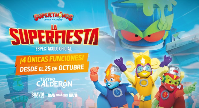Cartel de Superthings - Infantil en Teatro Calderón