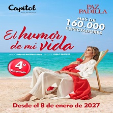 Cartel de Paz Padilla - El humor de mi vida - Madrid - Comedia en Capitol Gran Vía Madrid