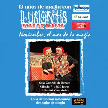Cartel de Ilusionitis - Magia en Sala Gonzalo de Berceo