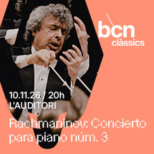 Cartel de Semyon Bychkov & Orquesta Filarmónica Checa - Clásica en L'Auditori Sala 1