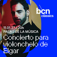 Cartel de Concierto para violonchelo de Elgar - Pablo Ferrández - Clásica en Palau de la Música Catalana
