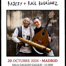 Cartel de Rajery + Raúl Rodríguez - Conciertos en  Sala Galileo Galilei