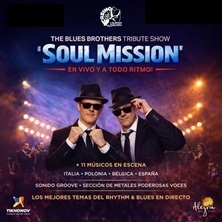 Cartel de Blues Brothers Tribute «Soul Mission» - Conciertos en Teatre l'Aliança del Poblenou