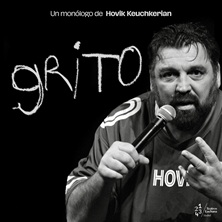 Cartel de Grito - Hovik Keuchkerian - Alicante - Monólogos en VB Spaces