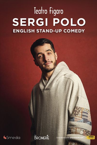 Cartel de English Stand Up Comedy - Sergi Polo - Monólogos en Teatro Fígaro
