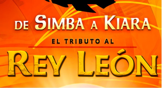 Cartel de De Simba a Kiara - Tributo al Rey León - Córdoba - Infantil en Teatro El Brillante