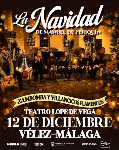 Cartel de Zambomba Manuel Periquín - Pop en Teatro Lope de Vega