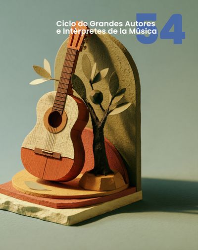 Cartel de Rafael Aguirre: La Voz de la Guitarra - Flamenco en Auditorio Nacional de Música - Sala de Cámara
