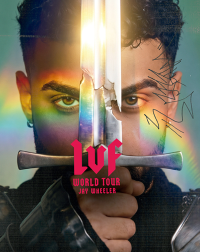 Cartel de Jay Wheeler - La Voz Favorita - Pop en Palacio de Deportes José María Martín Carpena