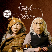 Cartel de André y Dorine - Kulunka Teatro - Madrid - Teatro en Teatro Pavón