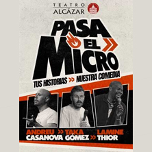 Cartel de Pasa el Micro - Comedia en Teatro Alcázar