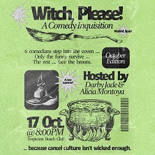 Cartel de Witch Please - Monólogos en Tropicana Beach Club