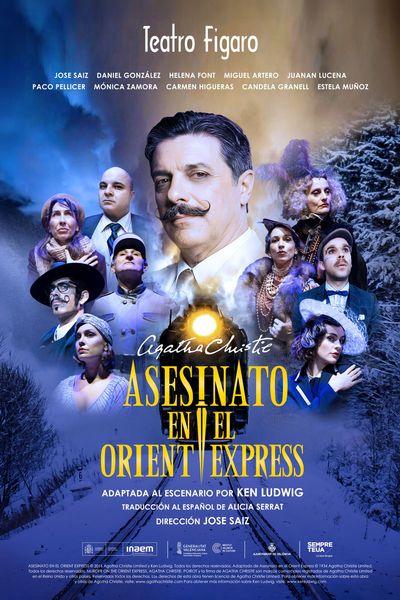 Cartel de Asesinato en el Orient Express - Teatro en Teatro Fígaro