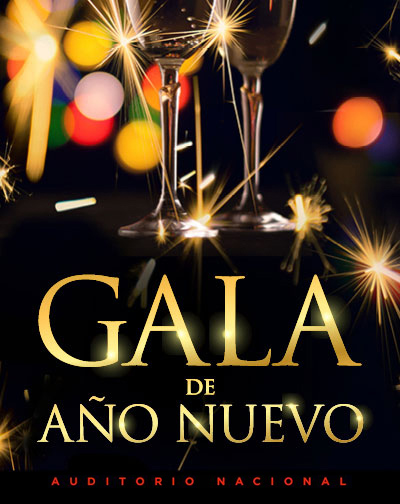 Cartel de Gala de Año Nuevo - Madrid - Clásica en Auditorio Nacional de Madrid