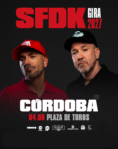 Cartel de SFDK - Rap en Plaza de Toros Los Califas (Córdoba)