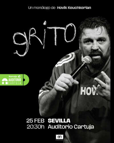 Cartel de Grito - Comedia en Auditorio Cartuja