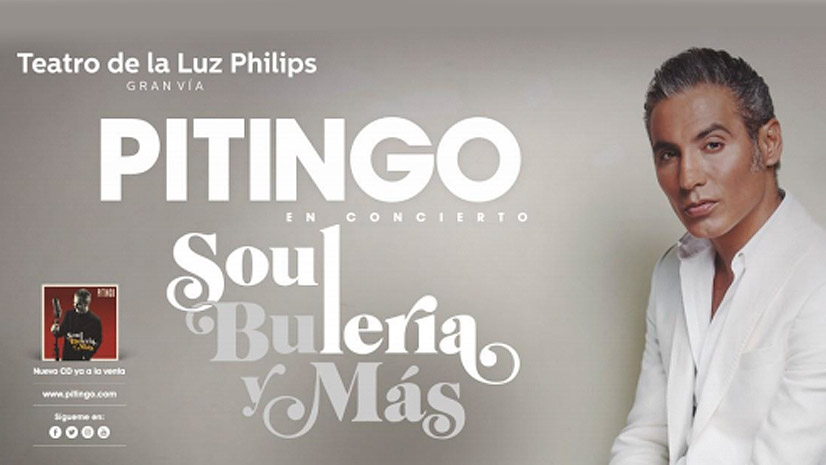 Pitingo vuelve al Teatro de la Luz Philips Gran Vía