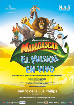 Madagascar – El musical en vivo