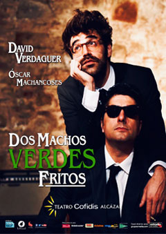 Dos machos verdes fritos