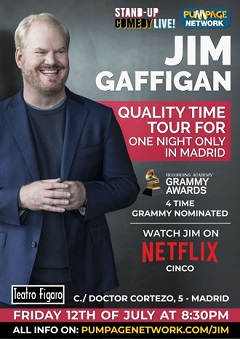 Jim Gaffigan’s european tour